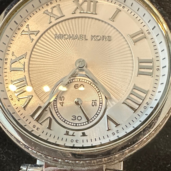 Michael Kors Silver Roman Numeral Watch Men/Women